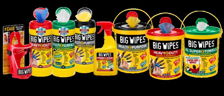 BIG WIPES Heavy Duty 4x4 Cleaning Wipes - Red Top