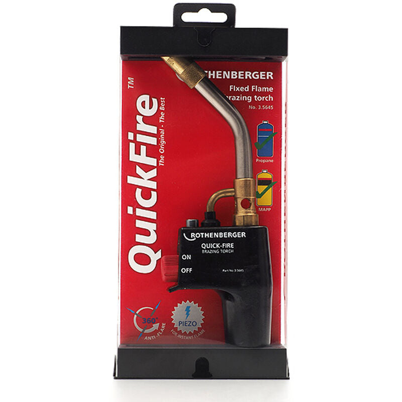 Rothenberger Quick fire torch Blow Brazing Torch plumbflex.co.uk