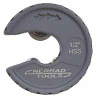 Nerrad 1/2in HSS Proslice Copper Tube Cutter NT20050IPS