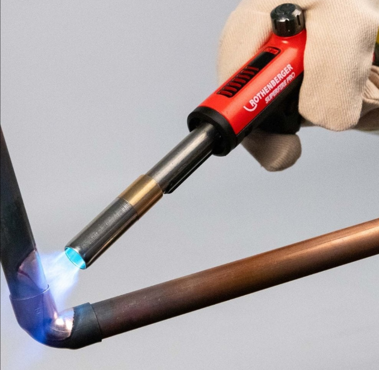 Rothenberger 1500004973 superfire PRO blow torch with cyclone burner and cool tip burner