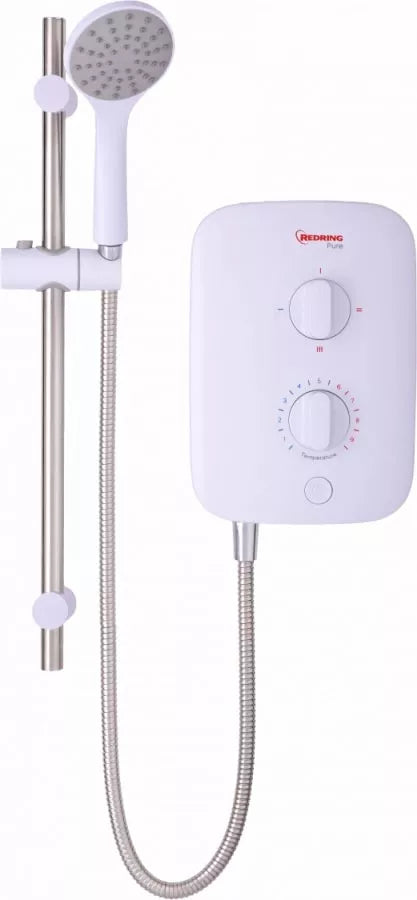 Redring Pure Instantaneous Electric Shower 10.5kW White RPS10