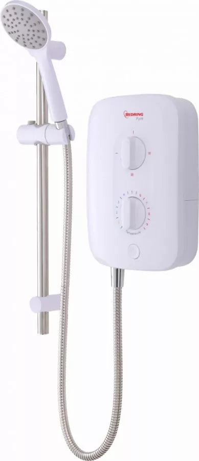 Redring Pure Instantaneous Electric Shower 8.5kW White RPS8