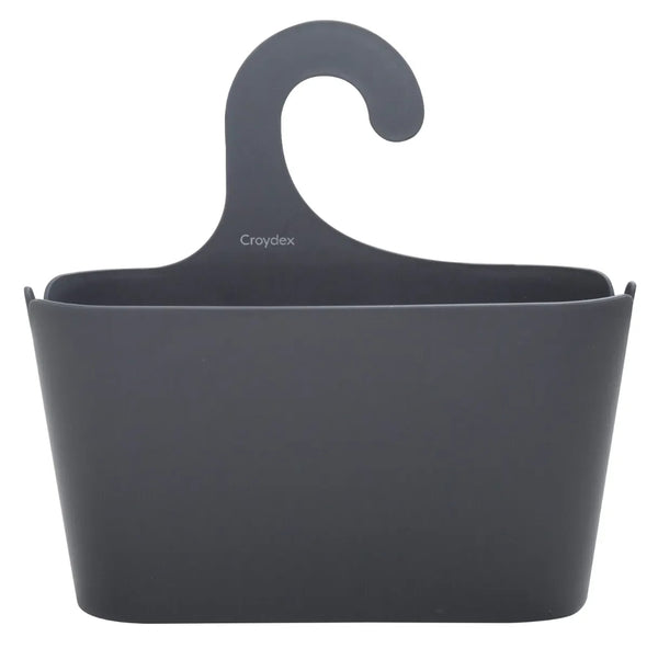 Croydex Hook on Shower Caddy Grey
