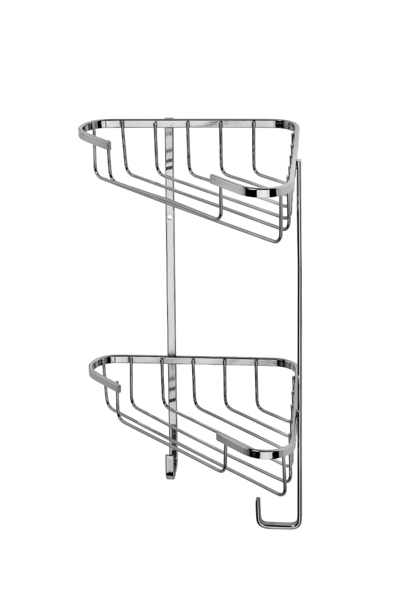 Croydex Medium Two Tier Corner Basket