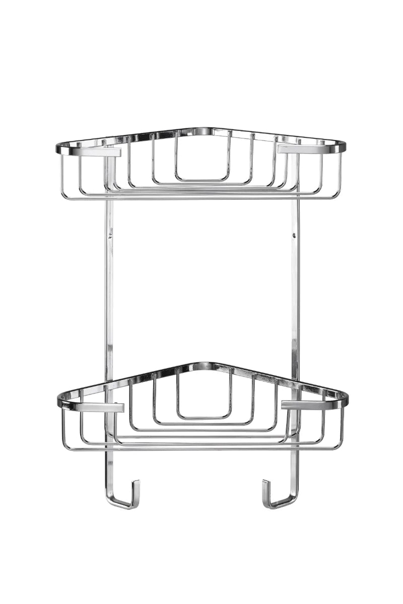 Croydex Medium Two Tier Corner Basket