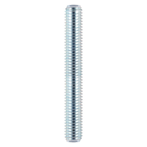 Timco Threaded Bars - Grade 4.8 - Zinc M6 x 300 - 10 Pieces