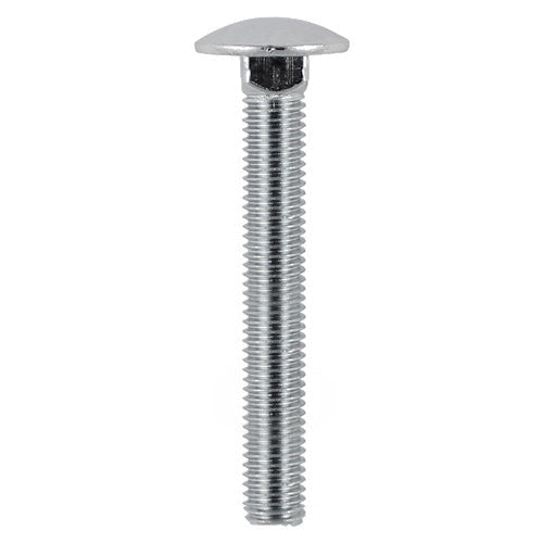 Timco Carriage Bolts - A2 Stainless Steel M6 x 75 - 10 Pieces