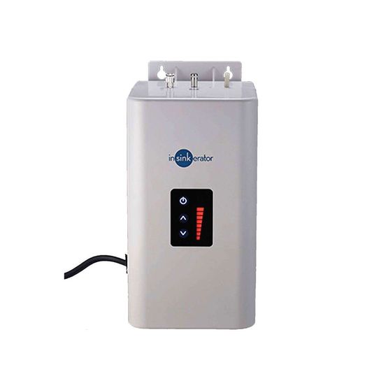 Insinkerator NeoTank boiling hot water pack, 3N1 L Shape Brushed Steel Tap, Neotank & and filter