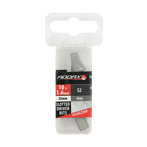 Timco S2 Driver Bits - SL 10.0 x 1.6 x 25