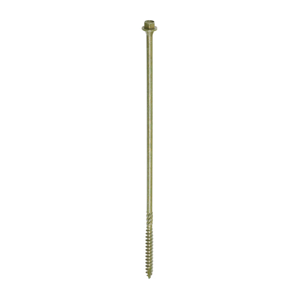 Timco Timber Frame Construction & Landscaping Screws - Hex - Exterior - Green Organic 6.7 x 225 - 50 Pieces
