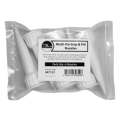 Timco Grip & Fill Nozzles To fit 350/380ml - 6 Pieces