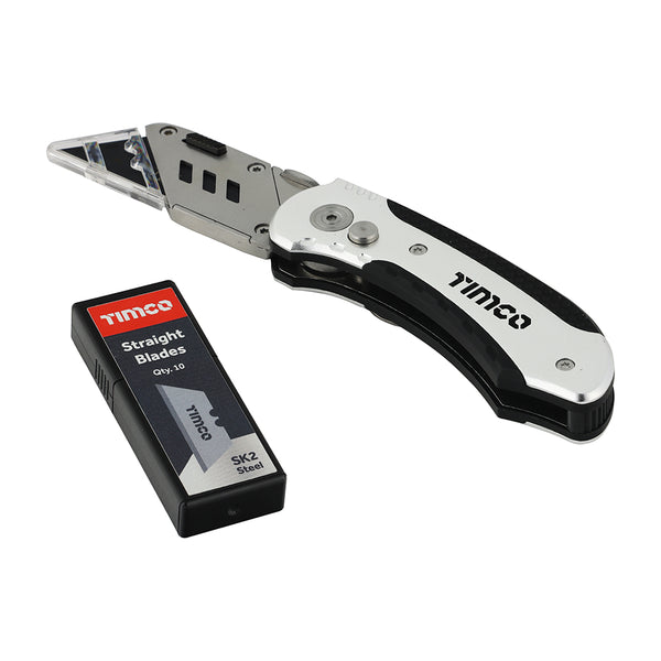 Timco Folding Utility Knife & Blades 60 x 19 x 0.6