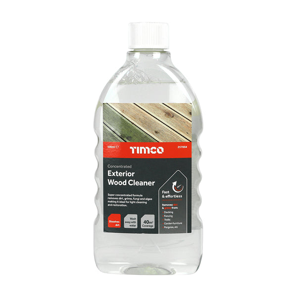 Timco Concentrated Exterior Wood Cleaner 500ml
