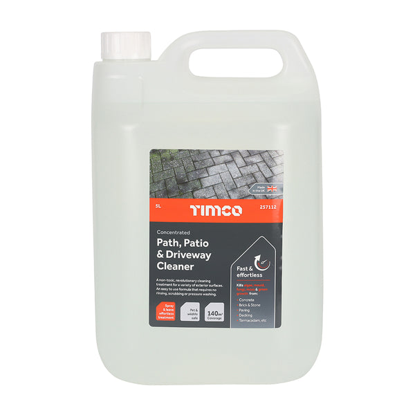 Timco Path Patio & Driveway Cleaner Concentrate 5L