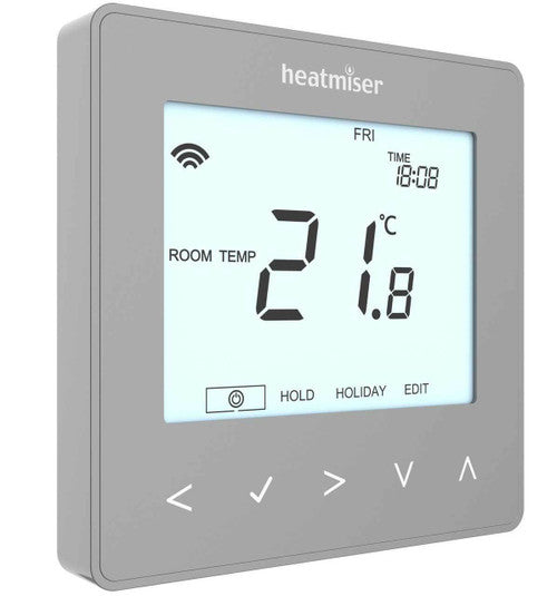 Heatmiser NeoStat Programmable Thermostat Silver