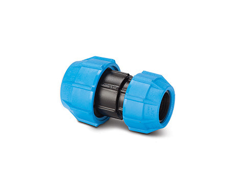 Polypipe Polyfast 25mm - 20mm Reducing Coupler Black/Blue PF40625