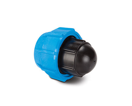 Polypipe Polyfast 25mm End Plug Black/Blue PF40925