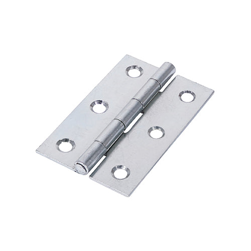 Timco Narrow Uncranked Butt Hinge (5050) - Zinc 75 x 48