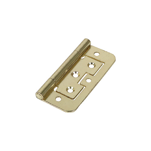 Timco Flush Hinge (105) - Electro Brass 75 x 51