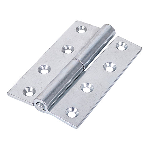 Timco Lift Off Hinge (457) - Right Hand - Zinc 101 x 63