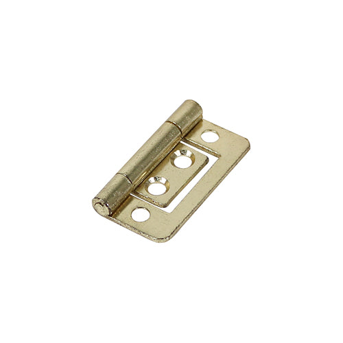 Timco Flush Hinge (105) - Electro Brass 38 x 28