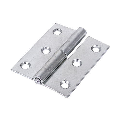 Timco Lift Off Hinge (457) - Right Hand - Zinc 75 x 62