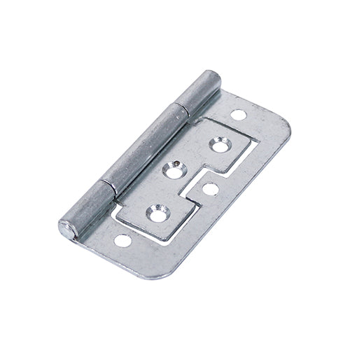 Timco Flush Hinge (105) - Zinc 75 x 51