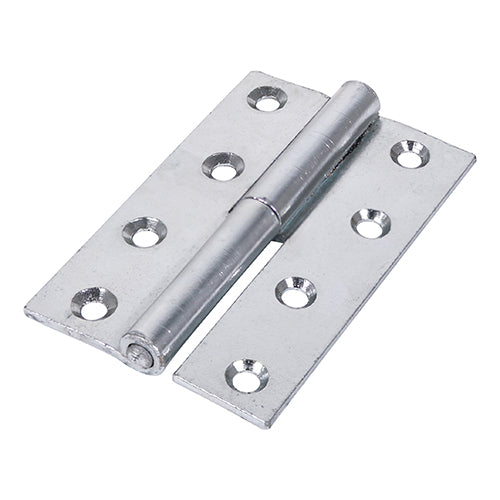 Timco Lift Off Hinge (457) - Left Hand - Zinc 101 x 63