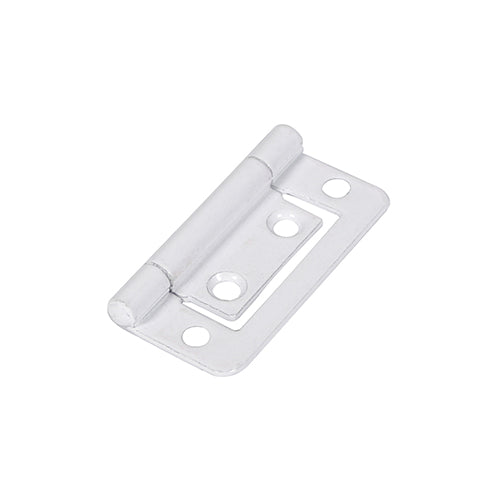 Timco Flush Hinge (105) - White 50 x 38.5