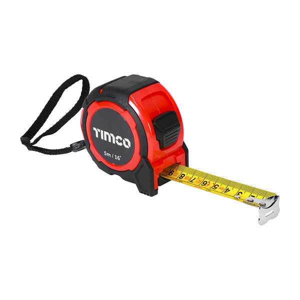 Timco Tape Measure 5m/16ft x 25mm