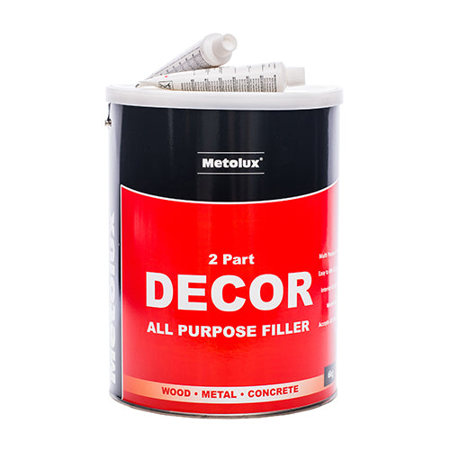 Timco Metolux 2 Part Decor All Purpose Filler - Light Grey 6kg