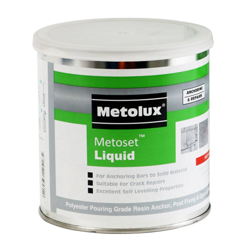 Timco Metolux 2 Part Metoset Liquid Mortar - Grey 5kg