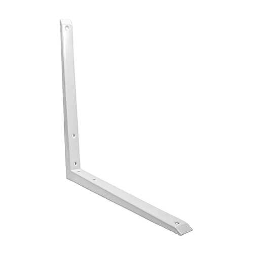 Timco Mitred Shelf Bracket - White 350 x 350mm