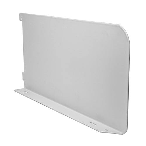 Timco Twin Slot Shelf End - White 300mm