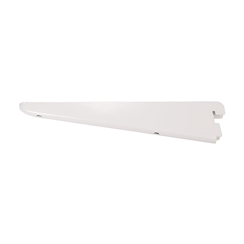 Timco Twin Slot Shelf Bracket - White 220mm