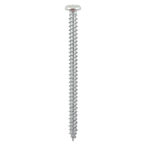 Timco Concrete Screws - TX - Pan - Zinc 7.5 x 100 - 100 Pieces