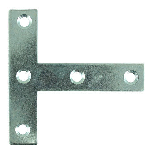 Timco Tee Plates - Zinc 76 x 76 x 16