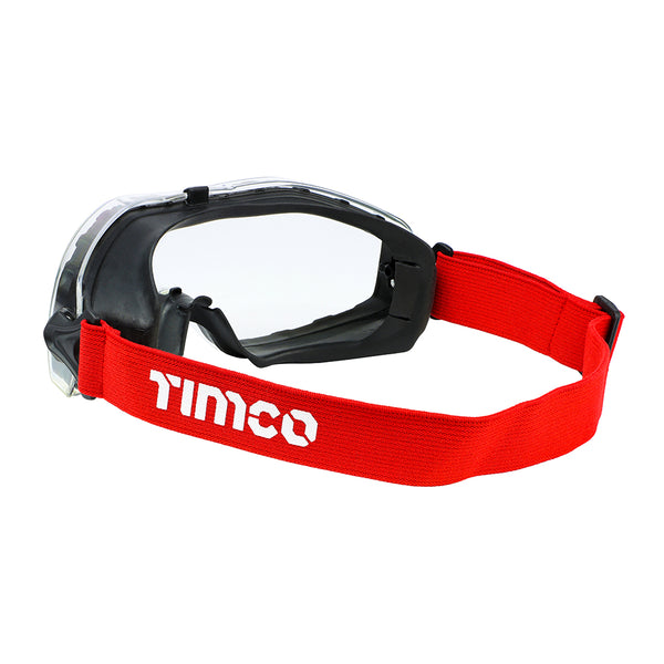 Timco Sports Style Safety Goggles - Clear Clear