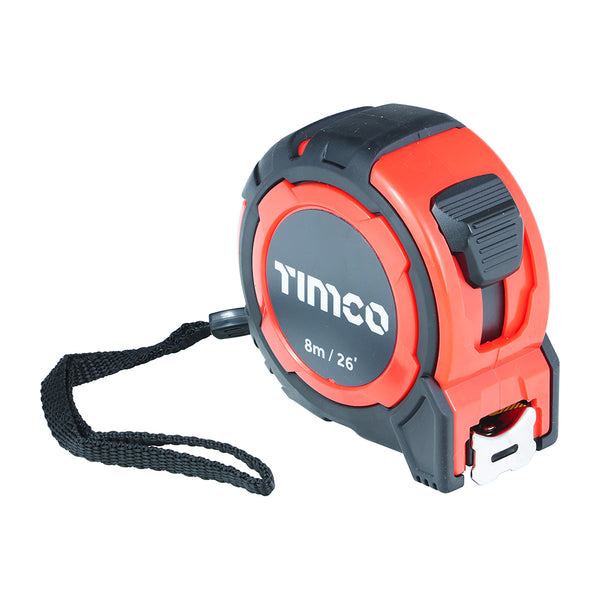 Timco Tape Measure 8m/26ft x 25mm