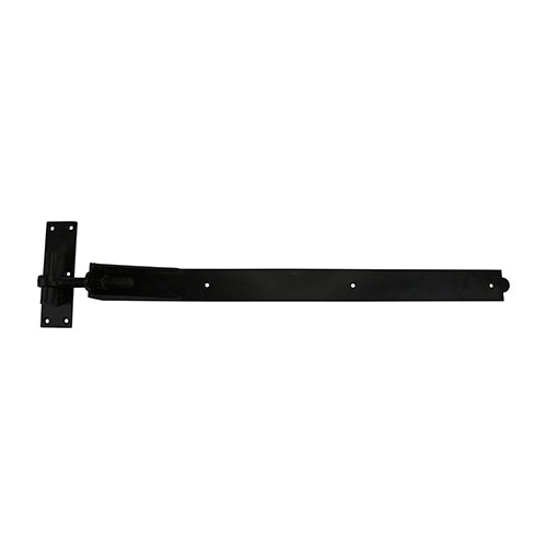 Timco Pair of Adjustable Band & Hook on Plates - Black 1200mm