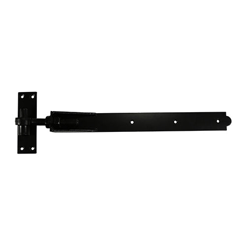 Timco Pair of Adjustable Band & Hook on Plates - Black 450mm