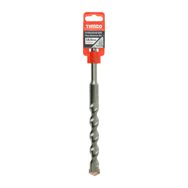 Timco Professional SDS Plus Hammer Bit 18.0 x 210