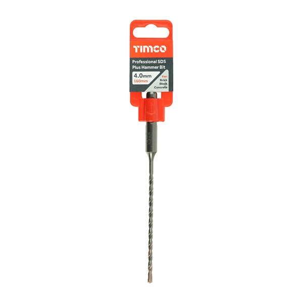 Timco Professional SDS Plus Hammer Bit 4.0 x 160