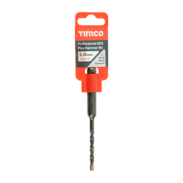 Timco Professional SDS Plus Hammer Bit 5.0 x 110