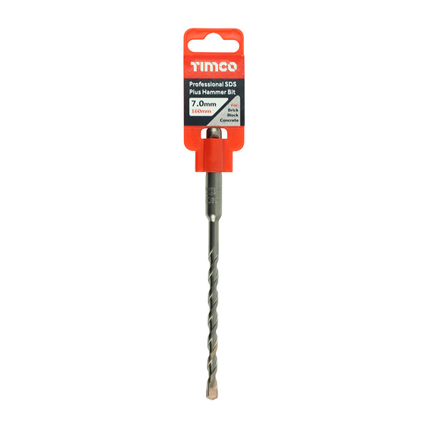 Timco Professional SDS Plus Hammer Bit 7.0 x 160