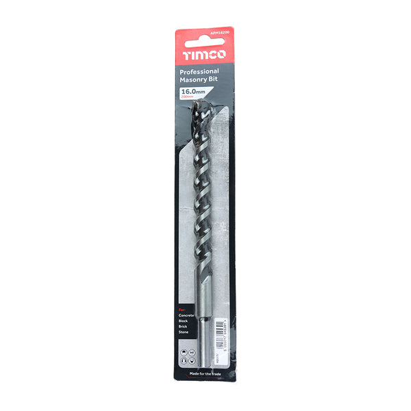 Timco Professional Masonry Bit 16.0 x 200