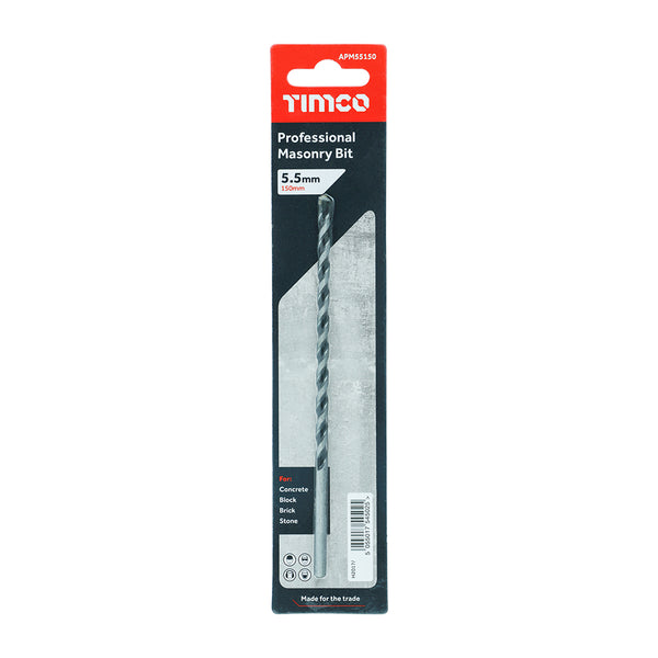 Timco Professional Masonry Bit 5.5 x 150