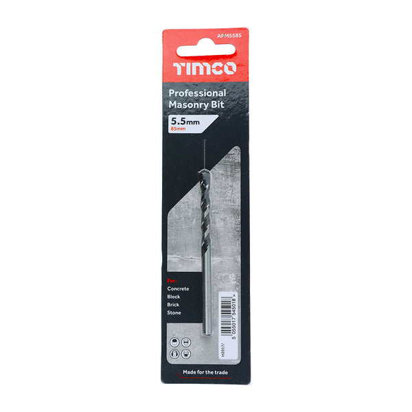 Timco Professional Masonry Bit 5.5 x 85