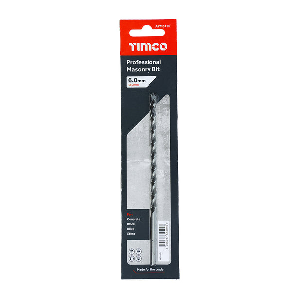 Timco Professional Masonry Bit 6.0 x 150