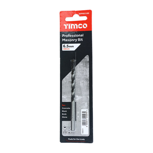 Timco Professional Masonry Bit 6.5 x 100